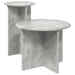 Set măsuțe laterale 2 pcs Gri Beton Lemn prelucrat - WALTI WALTI