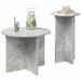 Set măsuțe laterale 2 pcs Gri Beton Lemn prelucrat - WALTI WALTI