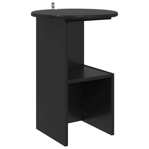 Masă laterală Stejar Negru Ø 39,5 x 55 cm Lemn prelucrat - WALTI WALTI