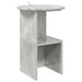 Masă laterală Gri Beton Ø 39,5 x 55 cm Lemn prelucrat - WALTI WALTI