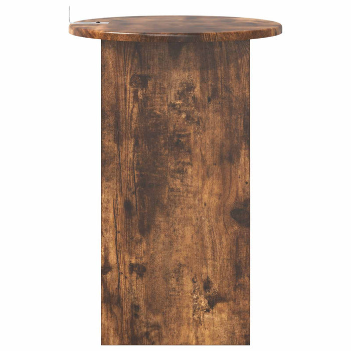 Masă laterală Stejar fumuriu Ø 39,5 x 55 cm Lemn prelucrat - WALTI WALTI