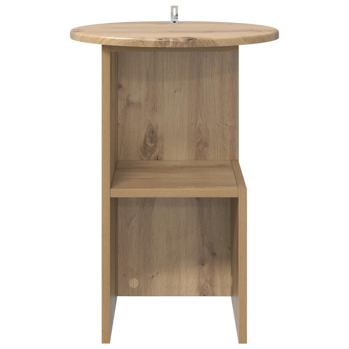 Masă laterală Stejar Artizanal Ø 39,5 x 55 cm Lemn prelucrat - WALTI WALTI