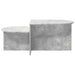 Masă de cafea Gri Beton 100 x 50 x 40 cm Lemn prelucrat - WALTI WALTI