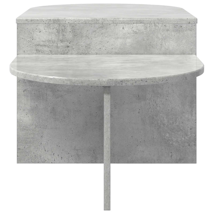 Masă de cafea Gri Beton 100 x 50 x 40 cm Lemn prelucrat - WALTI WALTI