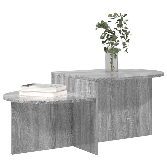 Masă de cafea Sonoma gri 100 x 50 x 40 cm Lemn prelucrat - WALTI WALTI