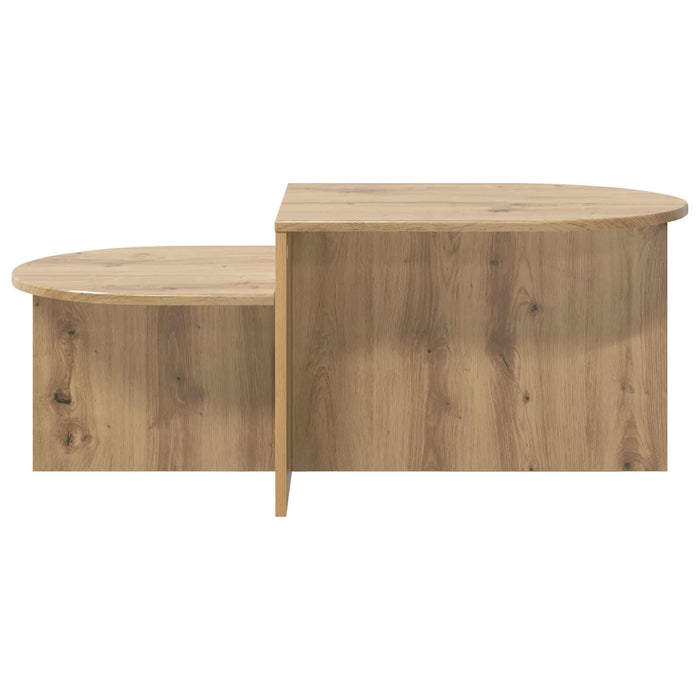 Masă de cafea Stejar Artizanal 100 x 50 x 40 cm Lemn prelucrat - WALTI WALTI