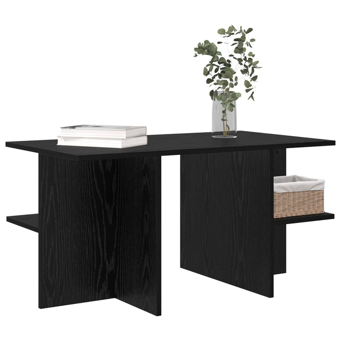Masă de cafea Stejar Negru 87 x 50 x 45 cm Lemn prelucrat - WALTI WALTI