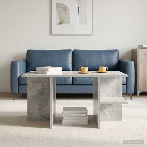 Masă de cafea Gri Beton 87 x 50 x 45 cm Lemn prelucrat - WALTI WALTI
