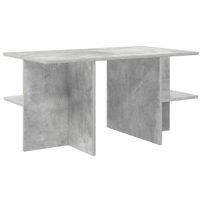 Masă de cafea Gri Beton 87 x 50 x 45 cm Lemn prelucrat - WALTI WALTI