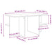 Masă de cafea Sonoma gri 87 x 50 x 45 cm Lemn prelucrat - WALTI WALTI