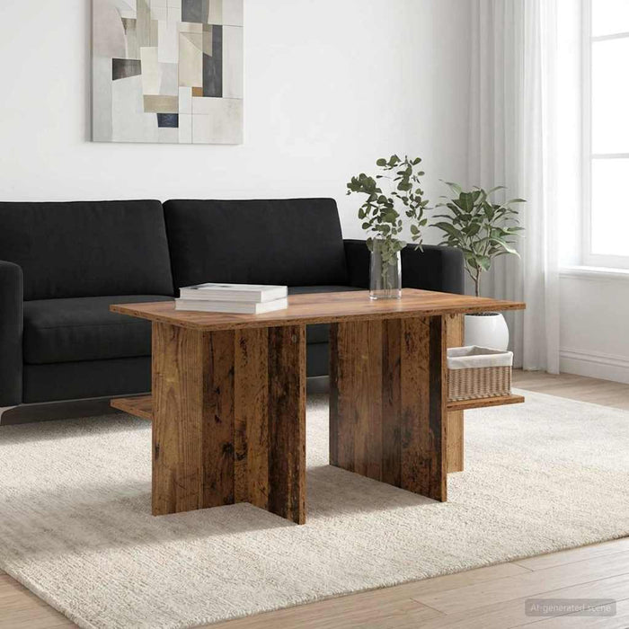 Masă de cafea Lemn vechi 87 x 50 x 45 cm Lemn prelucrat - WALTI WALTI