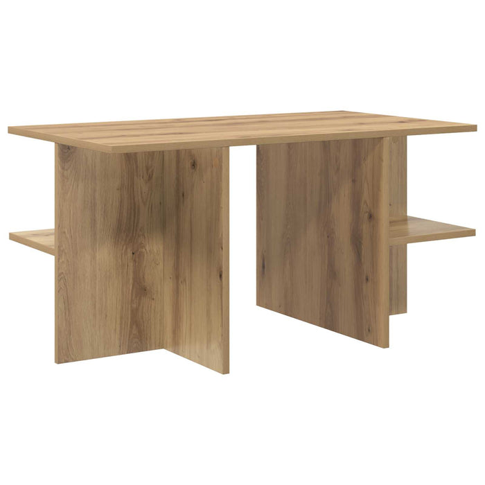 Masă de cafea Stejar Artizanal 87 x 50 x 45 cm Lemn prelucrat - WALTI WALTI