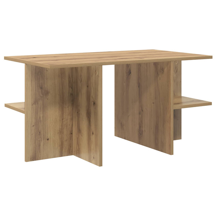 Masă de cafea Stejar Artizanal 87 x 50 x 45 cm Lemn prelucrat - WALTI WALTI