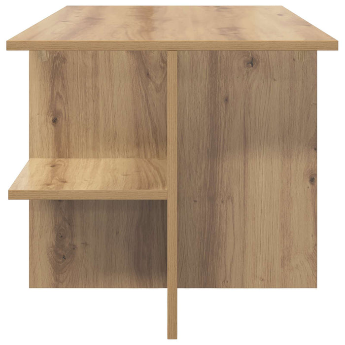Masă de cafea Stejar Artizanal 87 x 50 x 45 cm Lemn prelucrat - WALTI WALTI