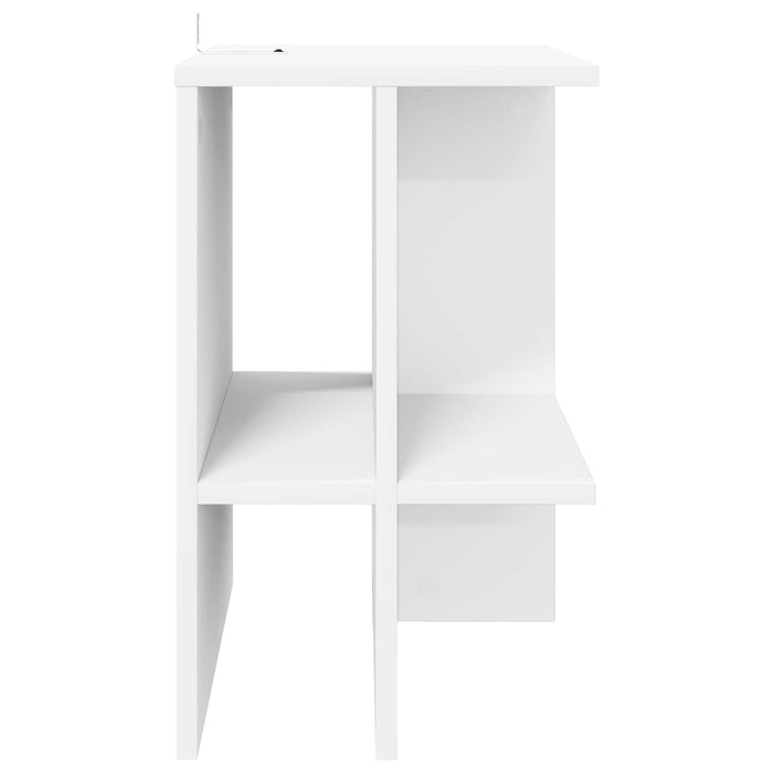 Masă de cafea Alb 40 x 30 x 49 cm Lemn prelucrat - WALTI WALTI