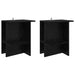 Masă de cafea 2 pcs Stejar Negru 40 x 30 x 49 cm Lemn prelucrat - WALTI WALTI