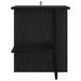 Masă de cafea 2 pcs Stejar Negru 40 x 30 x 49 cm Lemn prelucrat - WALTI WALTI