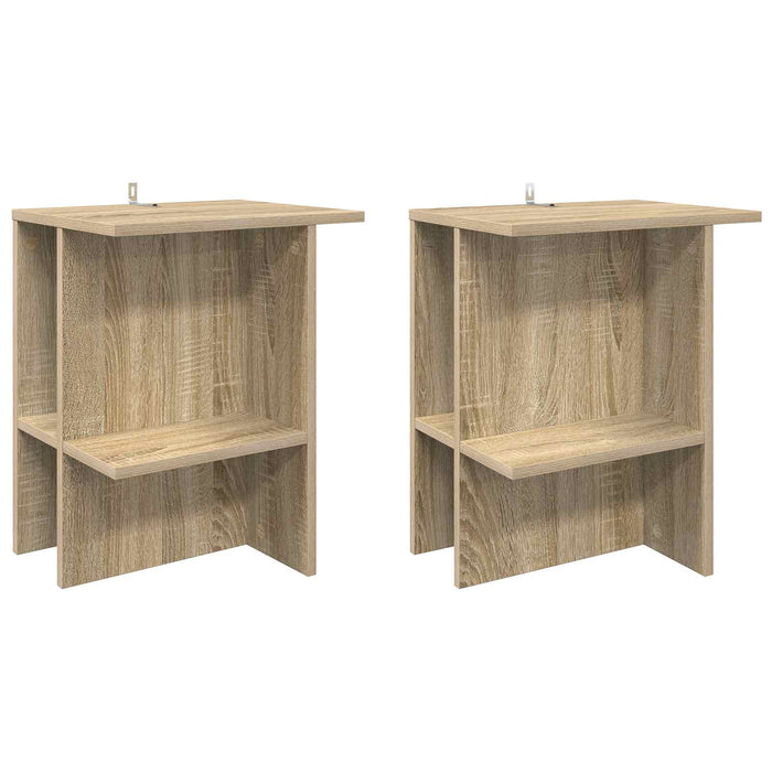 Masă de cafea 2 pcs Stejar Sonoma 40 x 30 x 49 cm - WALTI WALTI