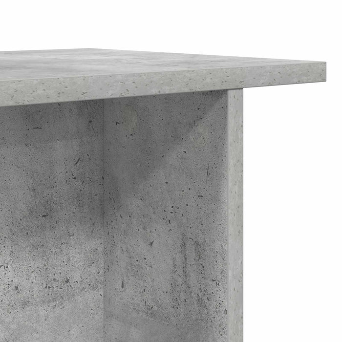 Masă de cafea 2 pcs Gri Beton 40 x 30 x 49 cm Lemn prelucrat - WALTI WALTI