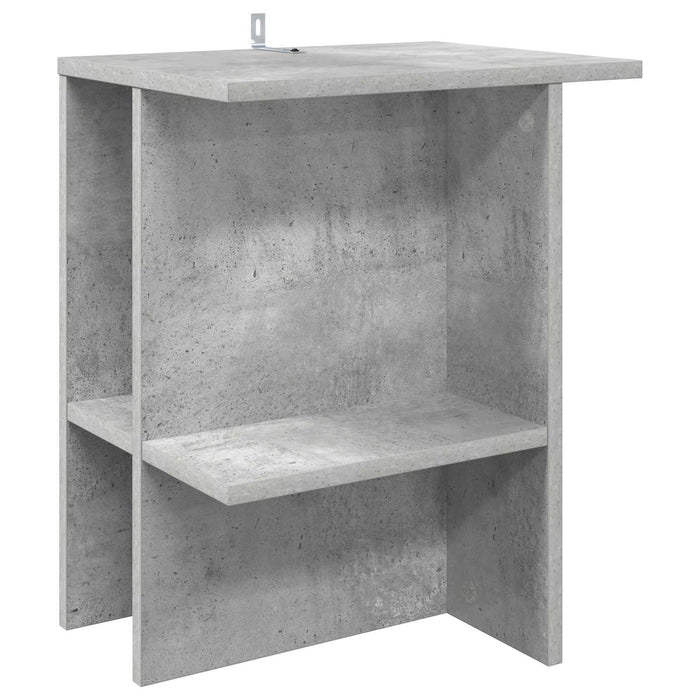 Masă de cafea 2 pcs Gri Beton 40 x 30 x 49 cm Lemn prelucrat - WALTI WALTI