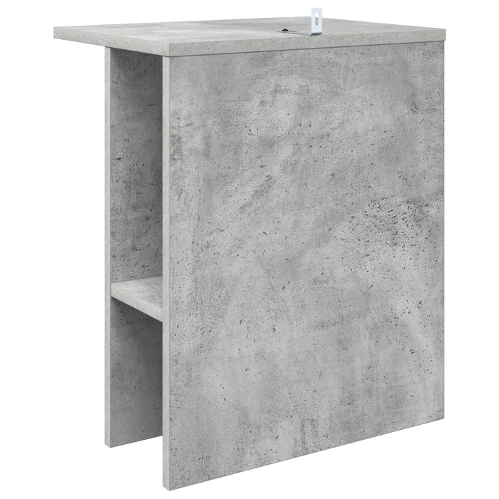Masă de cafea 2 pcs Gri Beton 40 x 30 x 49 cm Lemn prelucrat - WALTI WALTI