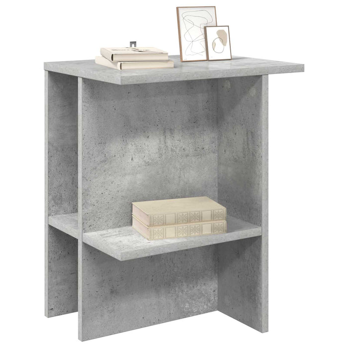 Masă de cafea 2 pcs Gri Beton 40 x 30 x 49 cm Lemn prelucrat - WALTI WALTI