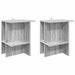 Masă de cafea 2 pcs Sonoma gri 40 x 30 x 49 cm Lemn prelucrat - WALTI WALTI