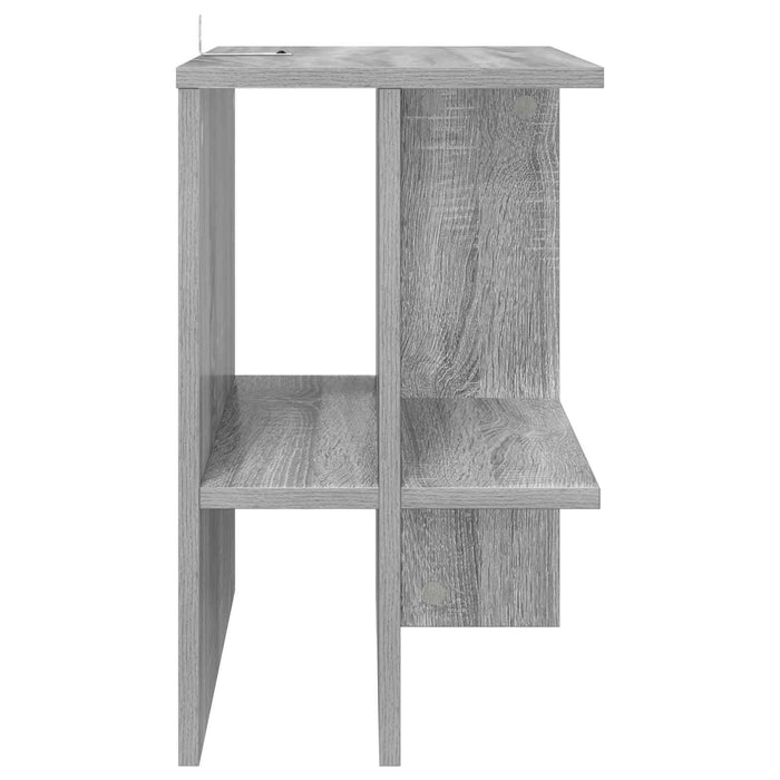 Masă de cafea 2 pcs Sonoma gri 40 x 30 x 49 cm Lemn prelucrat - WALTI WALTI