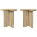 Masă laterală 2 pcs Stejar Sonoma Ø 39 x 38 cm Lemn prelucrat - WALTI WALTI