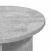 Masă laterală Gri Beton Ø 39 x 38 cm Lemn prelucrat - WALTI WALTI