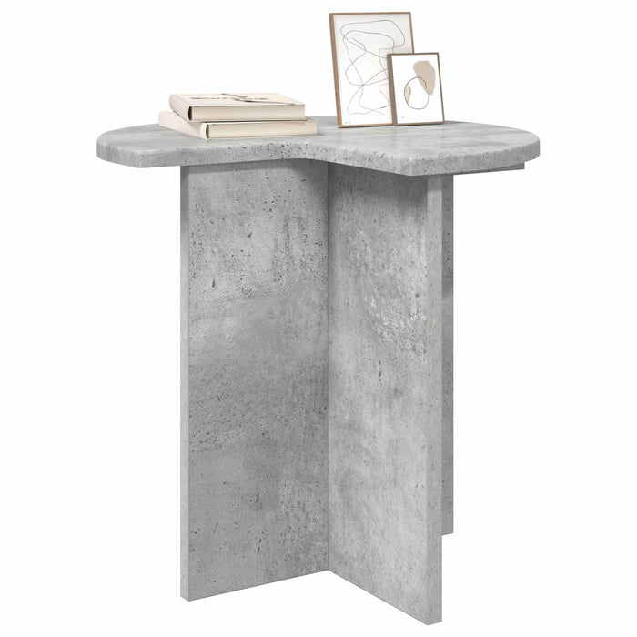 Masă laterală Gri Beton Ø 39 x 38 cm Lemn prelucrat - WALTI WALTI
