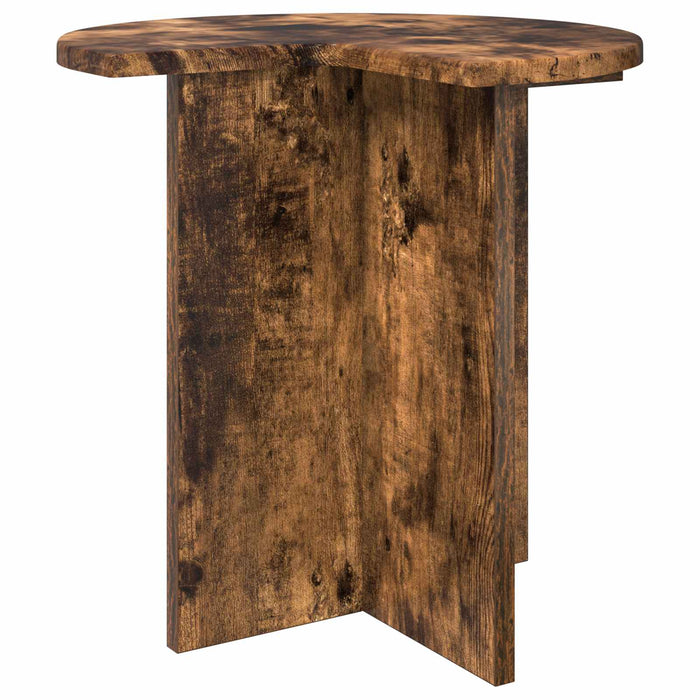 Masă laterală 2 pcs Stejar fumuriu Ø 39 x 38 cm Lemn prelucrat - WALTI WALTI