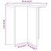 Masă laterală 2 pcs Sonoma gri Ø 39 x 38 cm Lemn prelucrat - WALTI WALTI