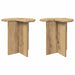 Masă laterală cu depozitare 2 pcs Stejar Artizanal Ø 39 x 38 cm - WALTI WALTI