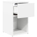 Dulap de pat Alb 29 x 31,5 x 49 cm Lemn prelucrat - WALTI WALTI
