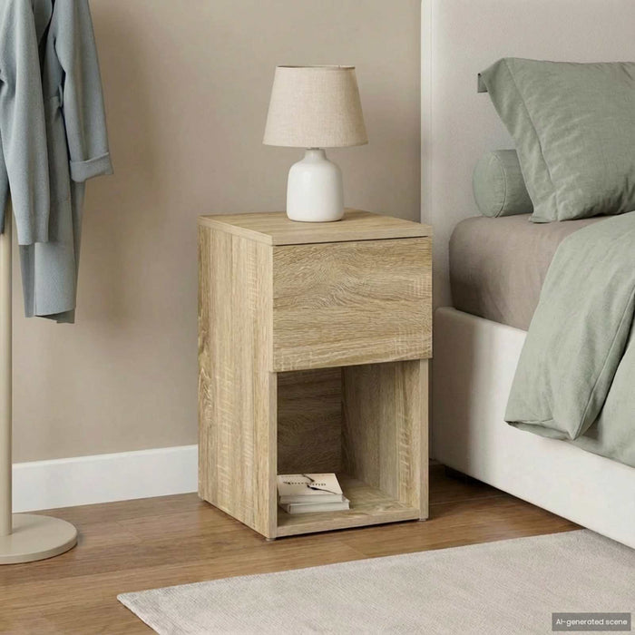 Dulap de pat Stejar Sonoma 29 x 31,5 x 49 cm Lemn prelucrat - WALTI WALTI