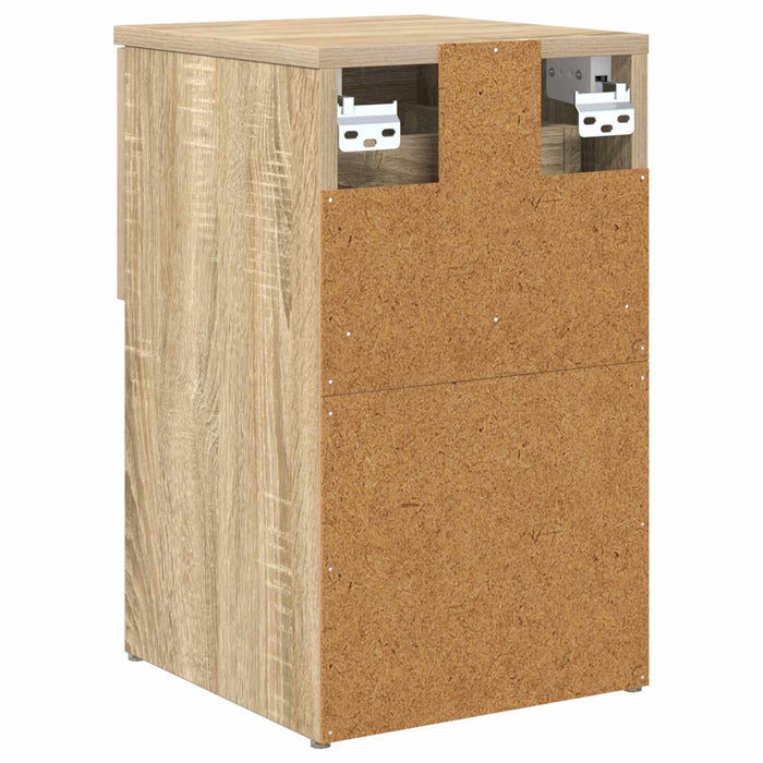 Dulap de pat Stejar Sonoma 29 x 31,5 x 49 cm Lemn prelucrat - WALTI WALTI