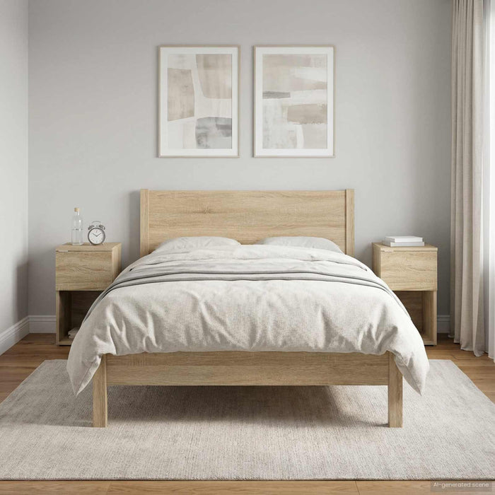 Dulap de pat 2 pcs Stejar Sonoma 29 x 31,5 x 49 cm - WALTI WALTI