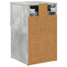 Dulap de pat Gri Beton 29 x 31,5 x 49 cm Lemn prelucrat - WALTI WALTI