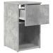 Dulap de pat 2 pcs Gri Beton 29 x 31,5 x 49 cm Lemn prelucrat - WALTI WALTI