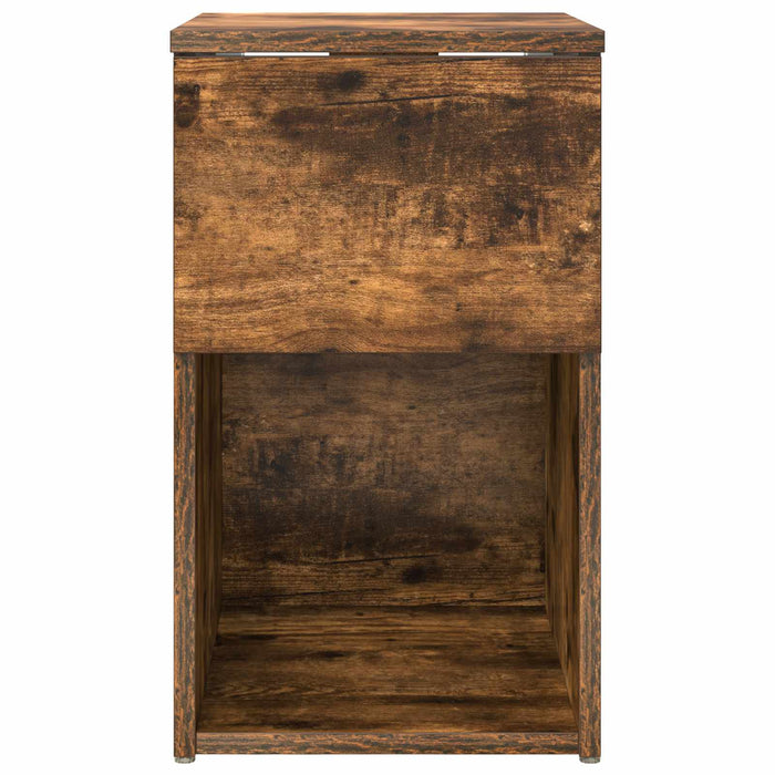 Dulap de pat Stejar fumuriu 29 x 31,5 x 49 cm Lemn prelucrat - WALTI WALTI