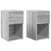 Dulap de pat 2 pcs Sonoma gri 29 x 31,5 x 49 cm Lemn prelucrat - WALTI WALTI