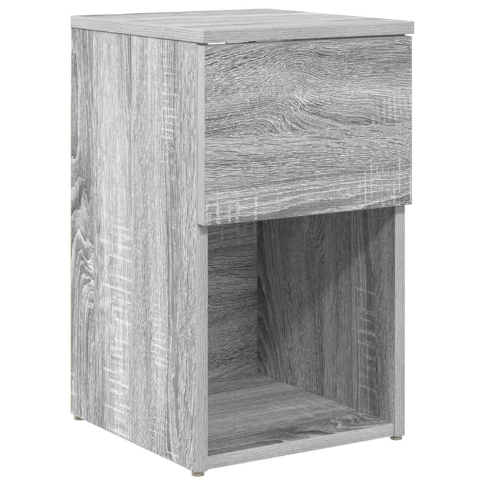 Dulap de pat 2 pcs Sonoma gri 29 x 31,5 x 49 cm Lemn prelucrat - WALTI WALTI