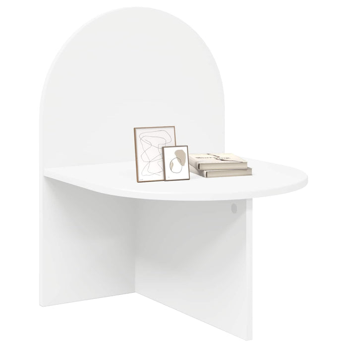 Noptieră 2 pcs Alb 48 x 49 x 65 cm Lemn prelucrat - WALTI WALTI