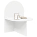 Noptieră 2 pcs Alb 48 x 49 x 65 cm Lemn prelucrat - WALTI WALTI