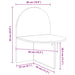 Noptieră 2 pcs Alb 48 x 49 x 65 cm Lemn prelucrat - WALTI WALTI