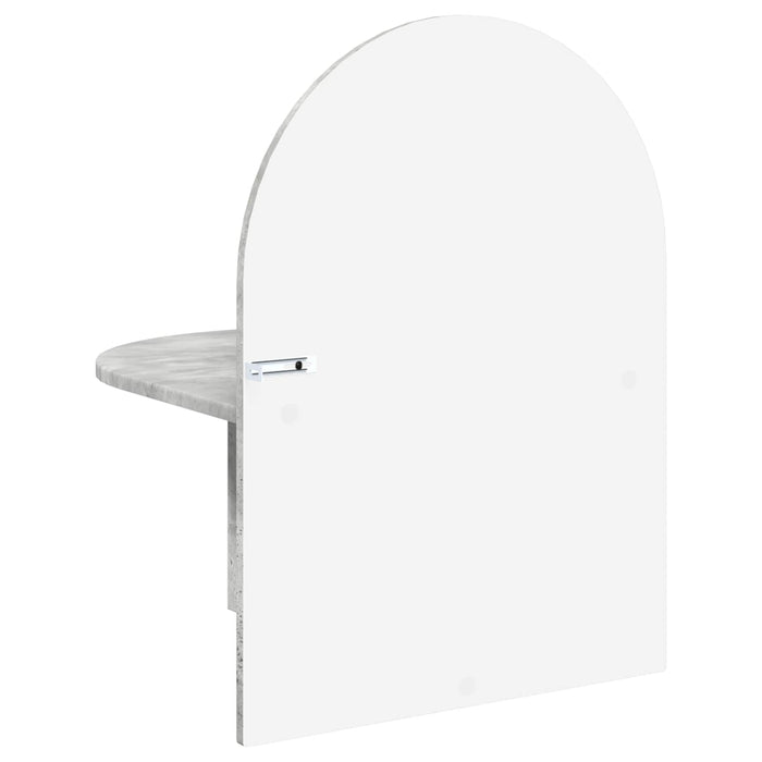 Noptieră Gri Beton 48 x 49 x 65 cm Lemn prelucrat - WALTI WALTI