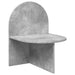 Noptieră 2 pcs Gri Beton 48 x 49 x 65 cm Lemn prelucrat - WALTI WALTI