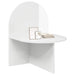 Noptieră 2 pcs Alb foarte lucios 48 x 49 x 65 cm Lemn prelucrat - WALTI WALTI