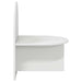 Noptieră 2 pcs Alb foarte lucios 48 x 49 x 65 cm Lemn prelucrat - WALTI WALTI